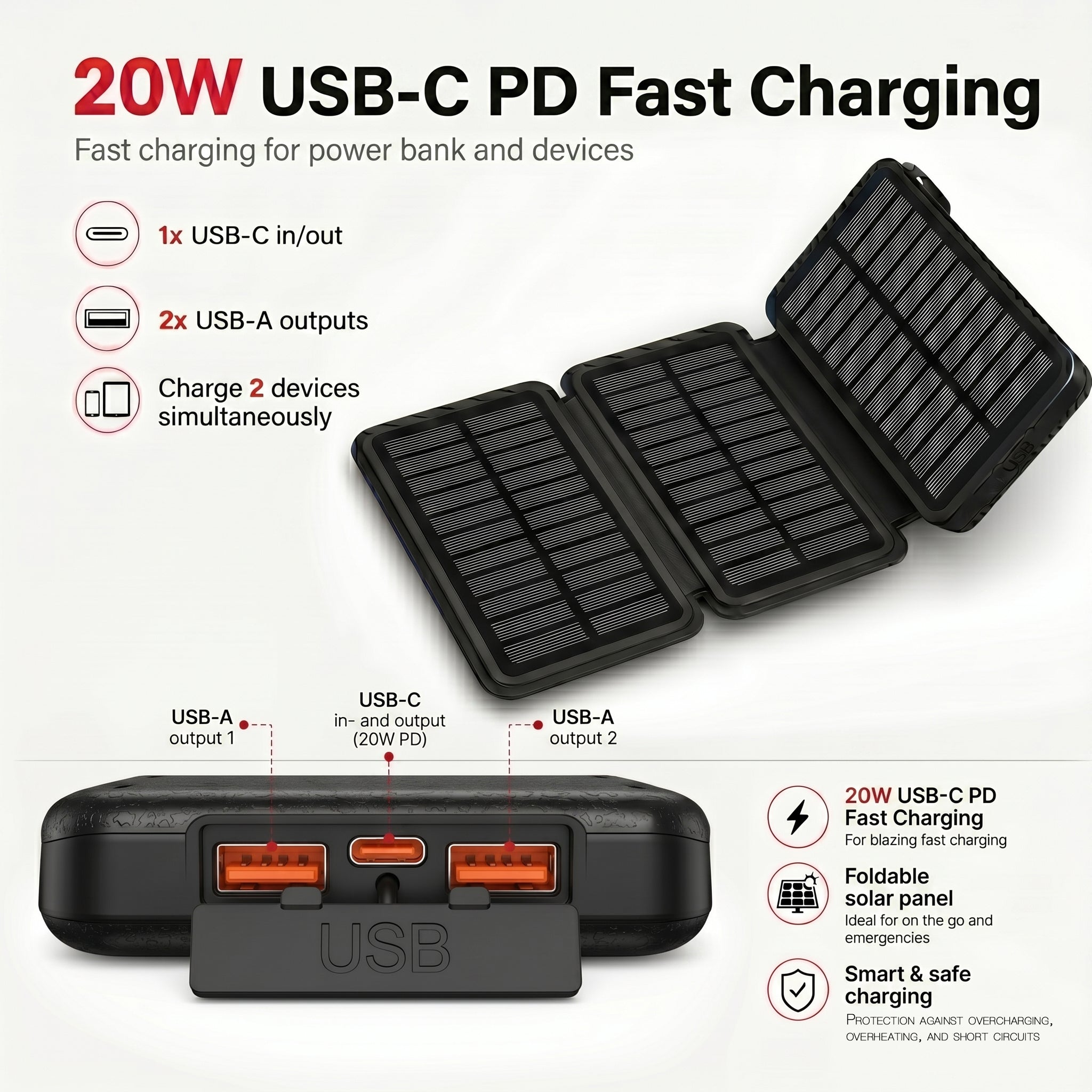 FENX Solar Power Bank