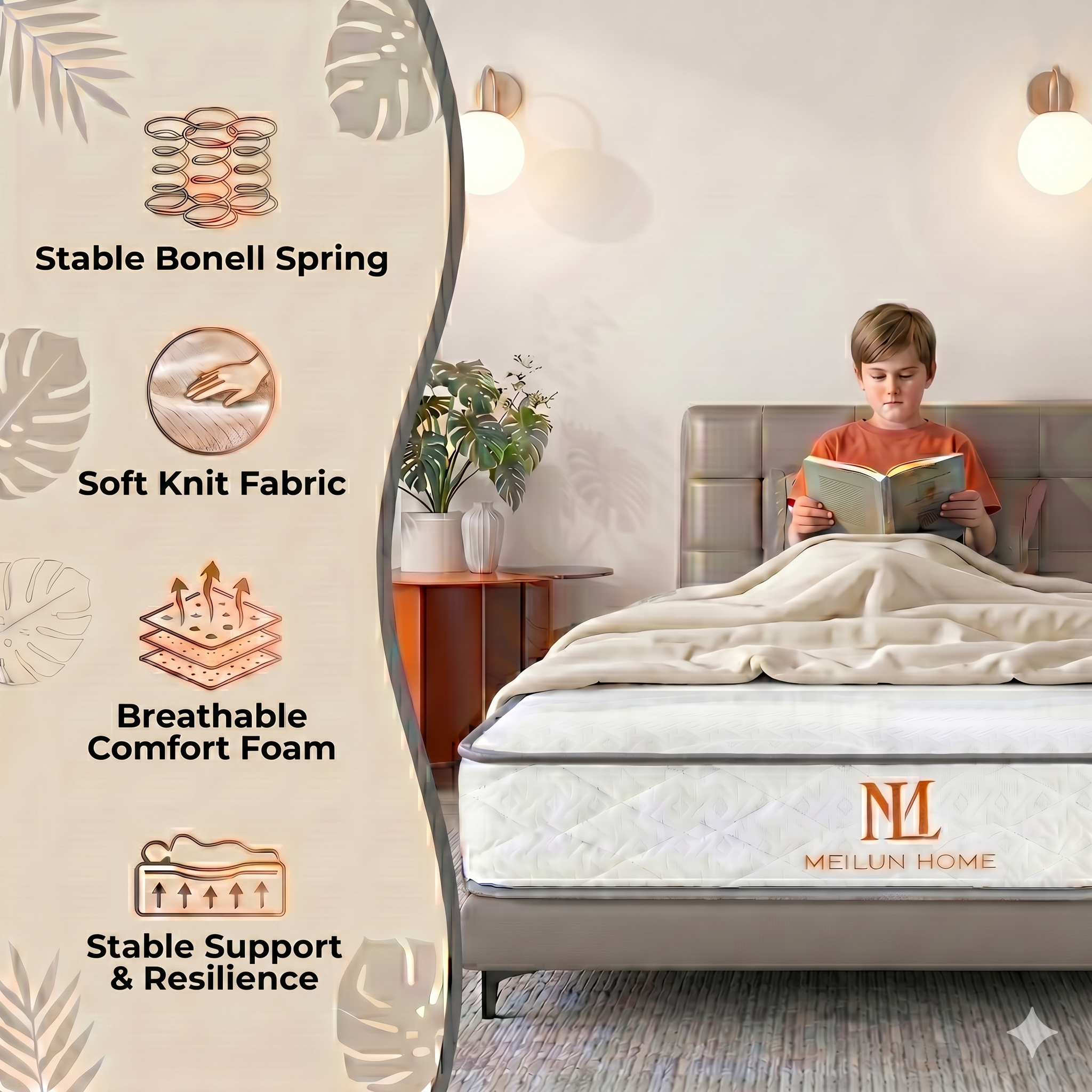 MeiLun B1 Bonnell Spring Mattress - image 5