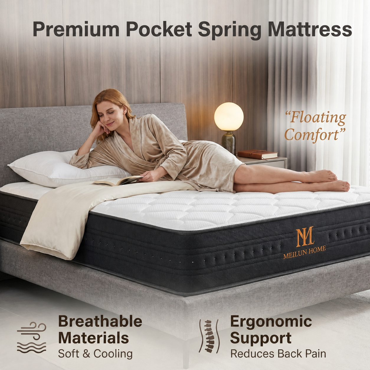 MeiLun C1 Hybrid Pocket Spring Mattress - image 4