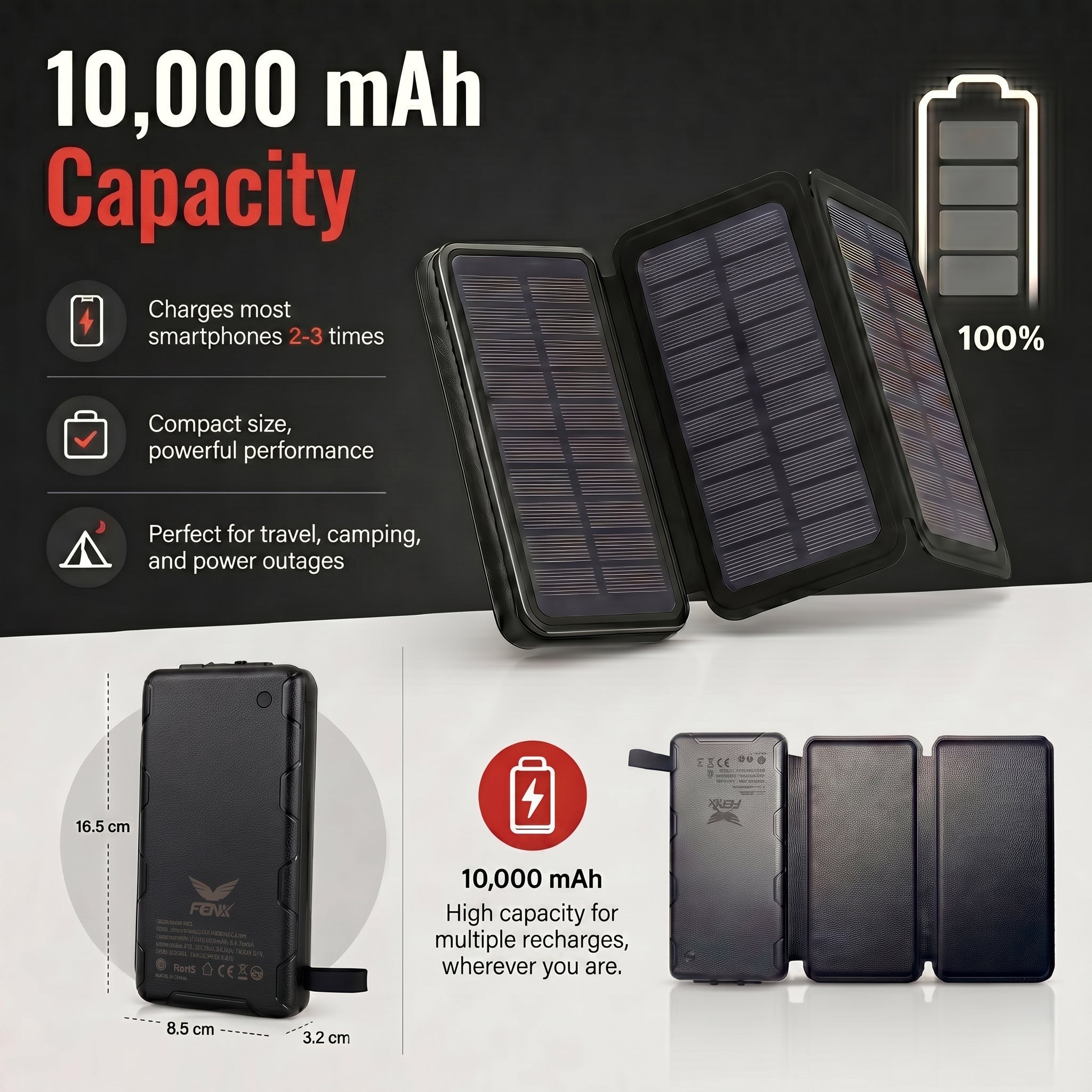 FENX Solar Power Bank