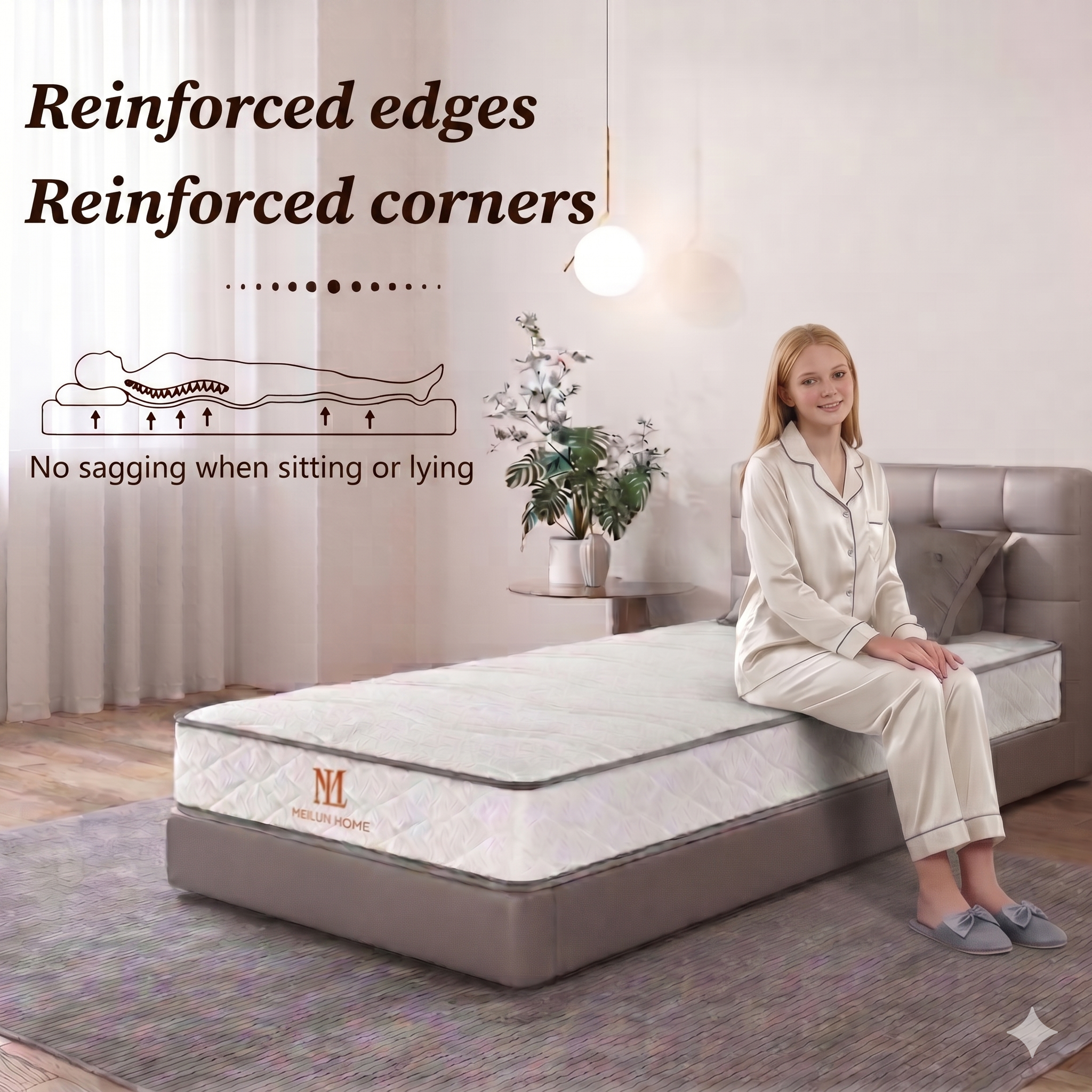 MeiLun B1 Bonnell Spring Mattress - image 4