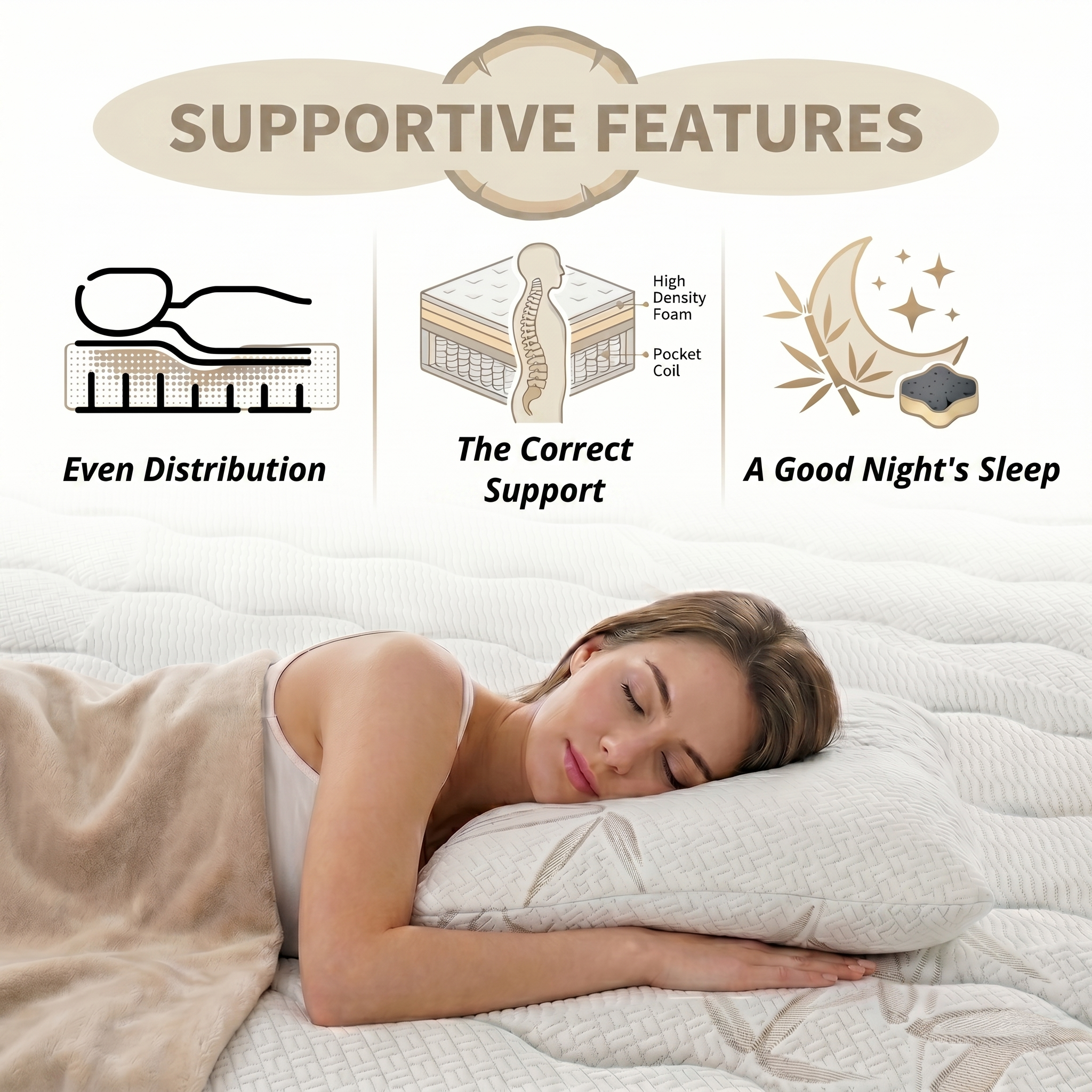 MeiLun E1 Hybrid Pocket Spring Mattress - image 7