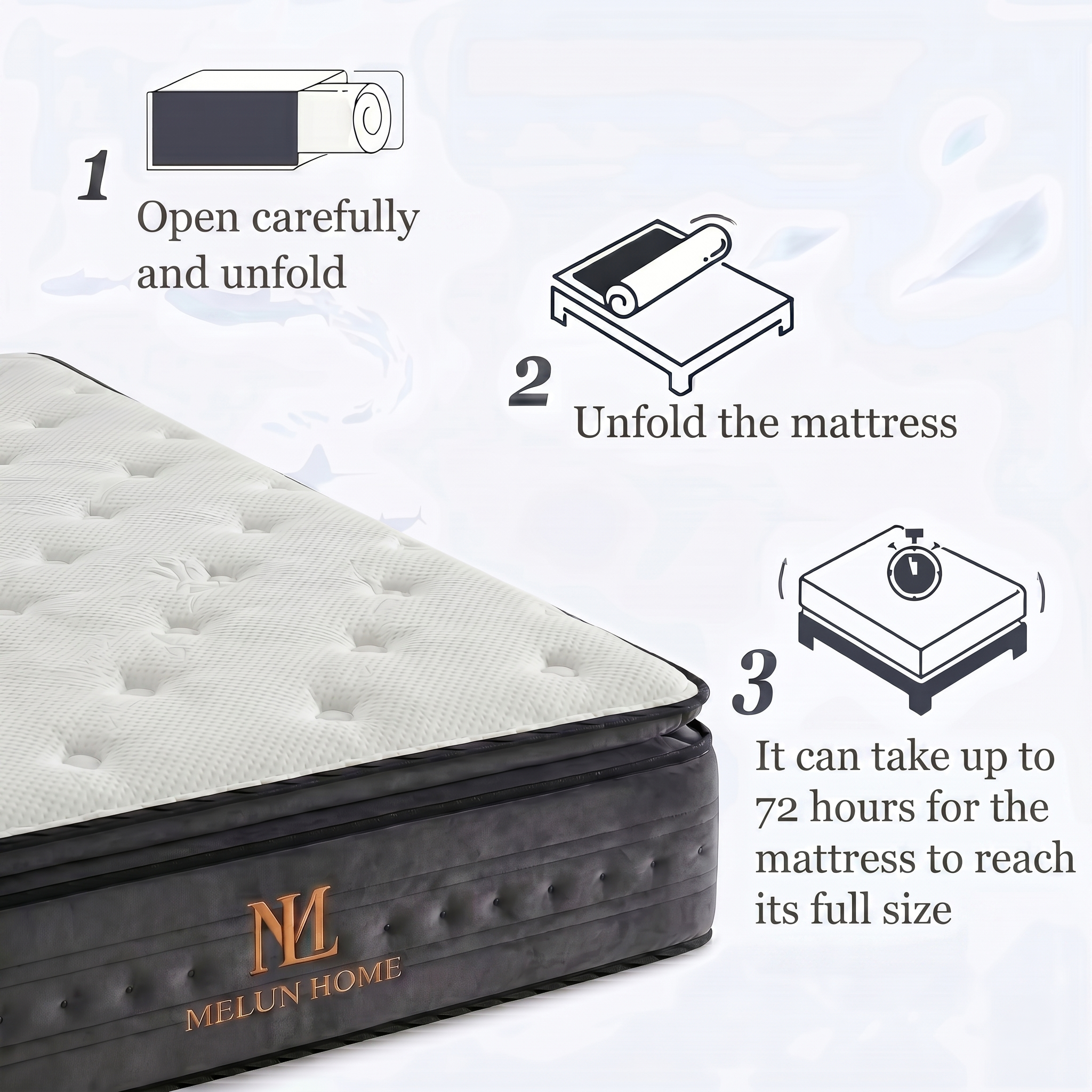 MeiLun P1 Latex Hybrid Pocket Spring Mattress - image 4