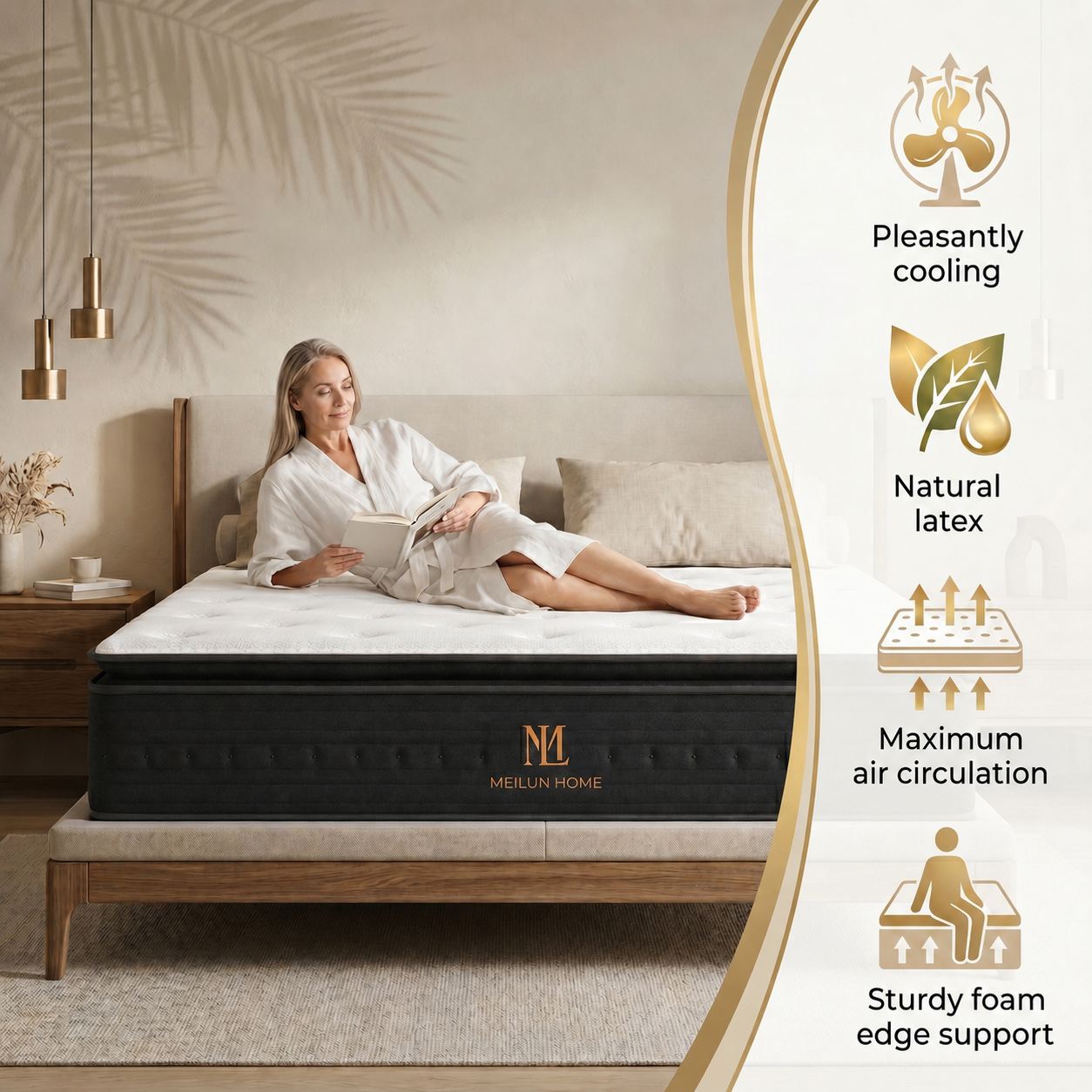 MeiLun P1 Latex Hybrid Pocket Spring Mattress - image 7